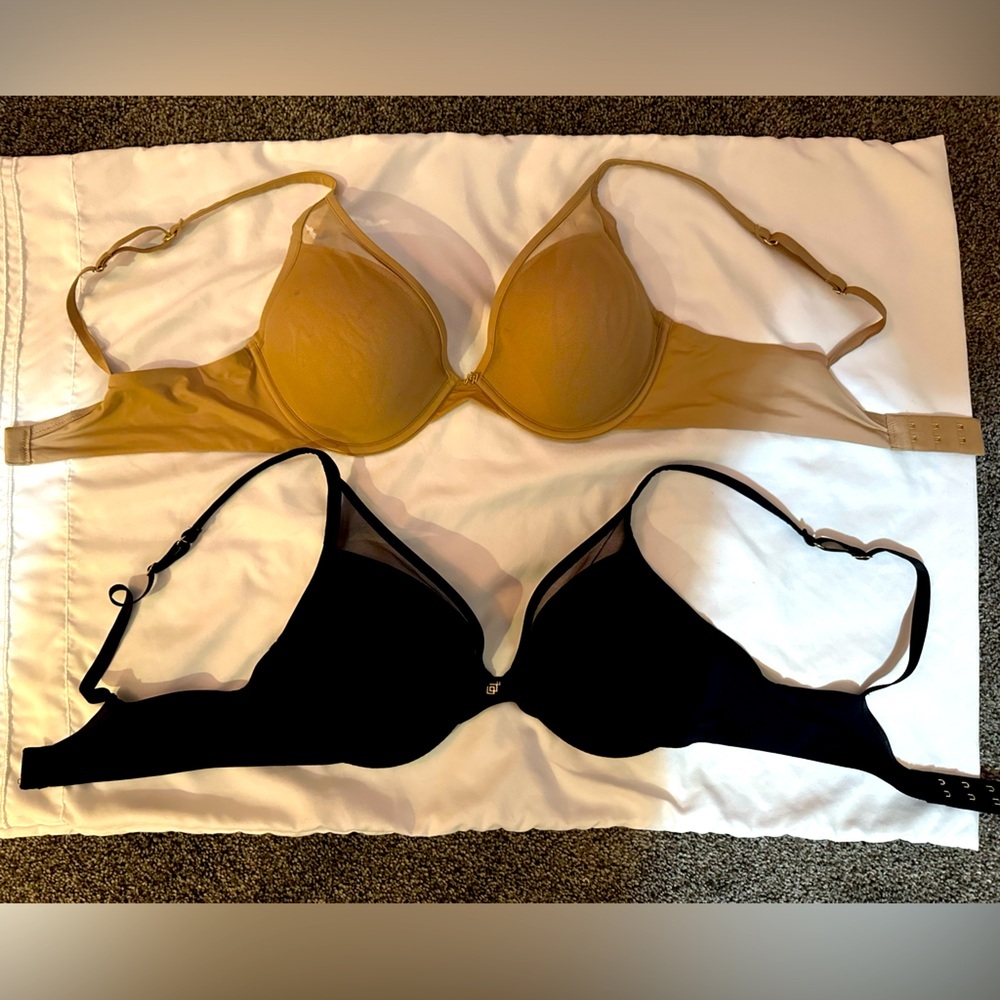 Two Thirdlove 24/7 Uplift Plunge Bras Size 34C